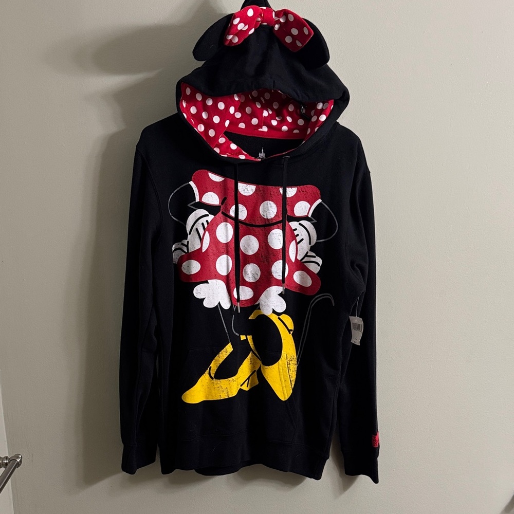 Disney Black Hoodie with Minnie ears